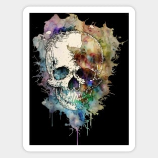 Deadhead Watercolor Logo - Original Artwork Magnet